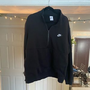 Nike Black Quarter Zip Sweatshirt